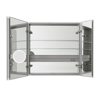 Aquadom Royale 36" x 36" Square Double-Door Recessed or Surface Mount Medicine Cabinet