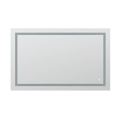 Aquadom SOHO 40" x 30" Rectangle Ultra-Slim Frame LED Lighted Bathroom Mirror With Defogger