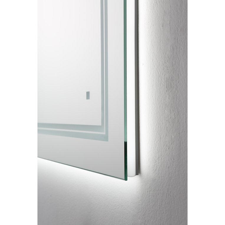 Aquadom SOHO 40" x 36" Rectangle Ultra-Slim Frame LED Lighted Bathroom Mirror With Defogger