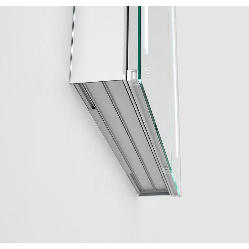 Aquadom Signature Royale 36" x 36" Double-Door LED Lighted Medicine Cabinet With Defogger, Integrated LED 3X Magnifying Mirror and Electrical Outlet With USB