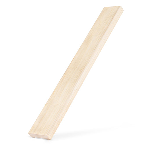 PROSAUNAS Aspen 1" x 2" x 1' Natural Aspen Wood UK Profile Door Trim Casing