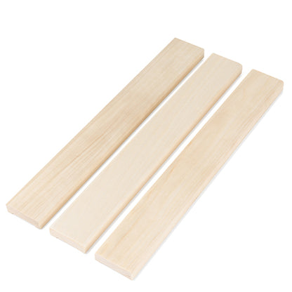 PROSAUNAS Aspen 1" x 2" x 1' Natural Aspen Wood UK Profile Door Trim Casing