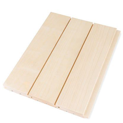 PROSAUNAS Aspen 1" x 4" x 9' Natural Aspen Wood Tongue & Groove, STS4 Profile Sauna Wall Paneling