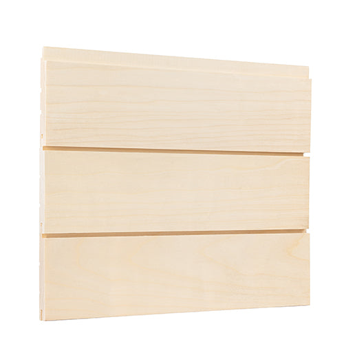PROSAUNAS Aspen 1" x 4" x 1' Natural Aspen Wood Tongue & Groove, STS4 Profile Sauna Wall Paneling