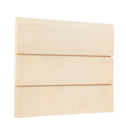 PROSAUNAS Aspen 1" x 4" x 9' Natural Aspen Wood Tongue & Groove, STS4 Profile Sauna Wall Paneling