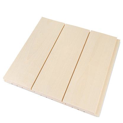 PROSAUNAS Aspen 1x5 8' Natural Aspen Wood Tongue & Groove, STS4 Profile Sauna Wall Paneling