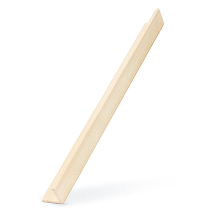 PROSAUNAS Aspen 2" x 2" x 8' Natural Aspen Wood Outside Corner Trim Angle Moulding