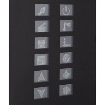 Athena 47" x 35" x 89" 1-Person 6-Jet Framed Rectangular Steam Shower With Right Handed Hinged Door