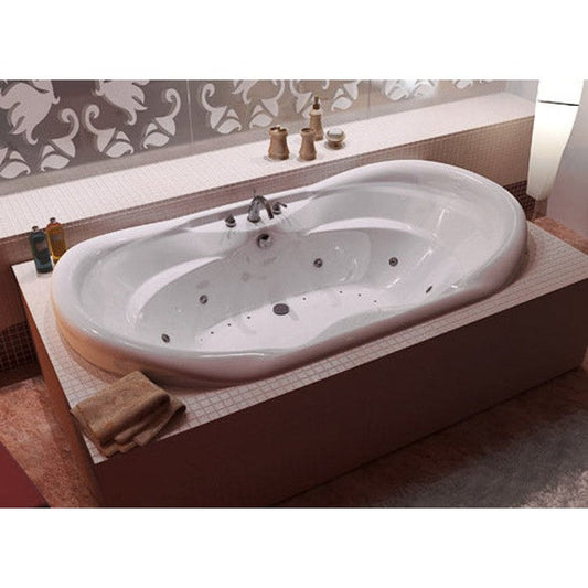 Atlantis Whirlpools Indulgence 41" x 70" White Acrylic Drop In Air Jetted Bathtub 4170IA