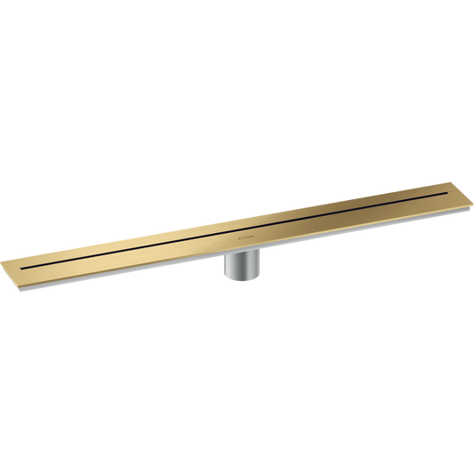 Axor 27" Stainless Steel Wall Installation Brushed Gold Optic Drain