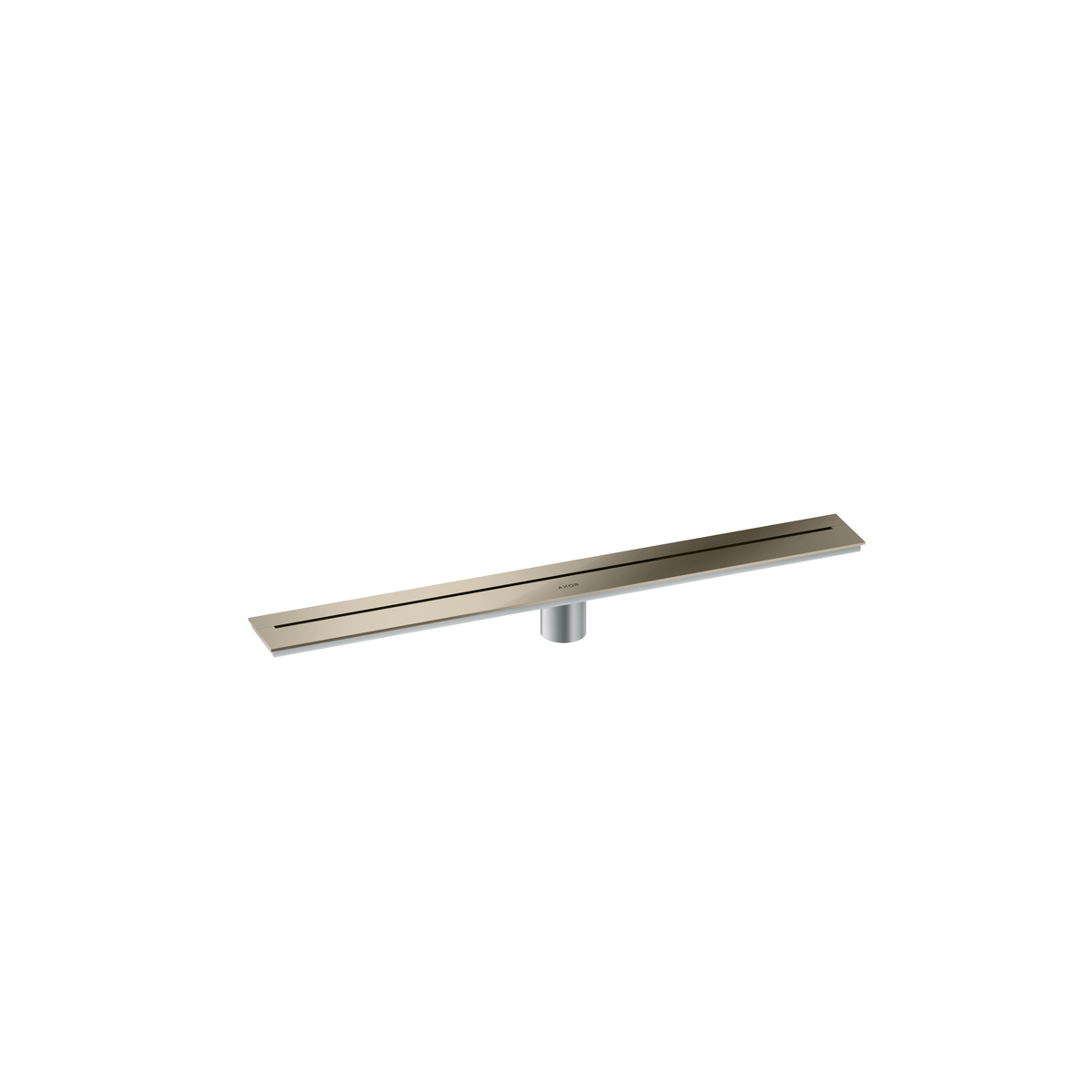 Axor 27" Stainless Steel Wall Installation Polished Nickel Drain