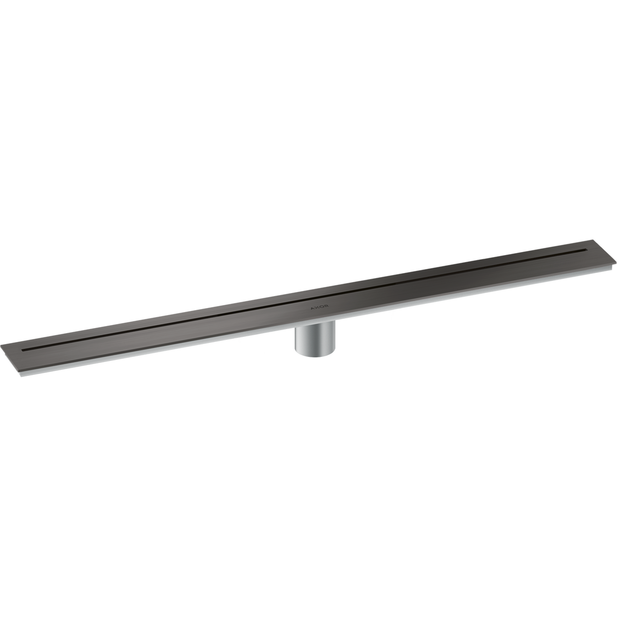 Axor 32" Stainless Steel Floor Installation Brushed Black Chrome Drain