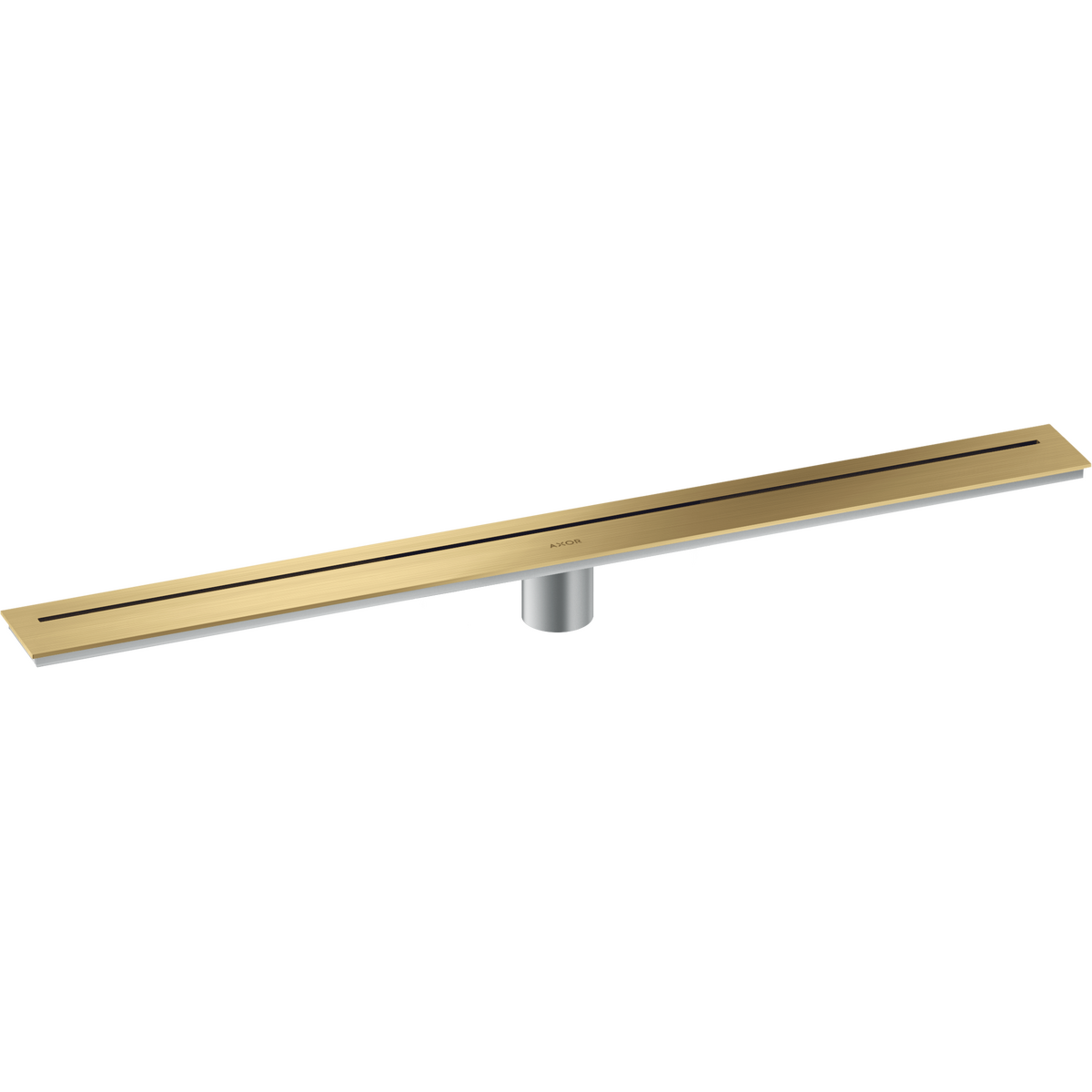 Axor 32" Stainless Steel Floor Installation Brushed Gold Optic Drain