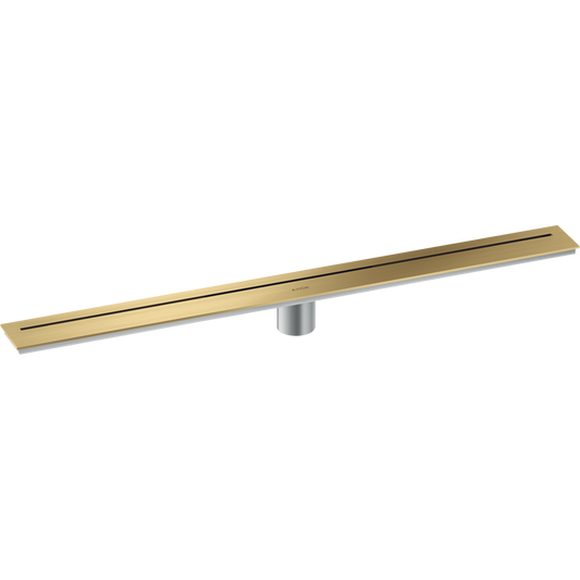 Axor 32" Stainless Steel Floor Installation Brushed Gold Optic Drain