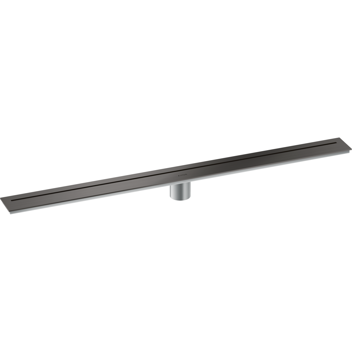 Axor 36" Stainless Steel Floor Installation Brushed Black Chrome Drain