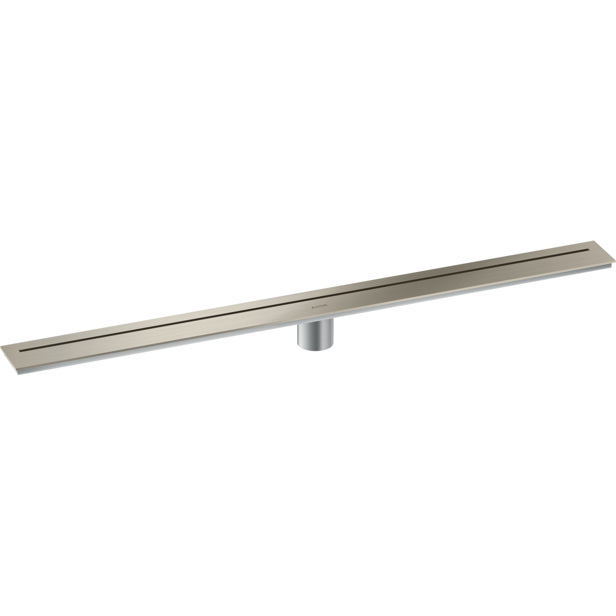 Axor 36" Stainless Steel Floor Installation Brushed Nickel Drain