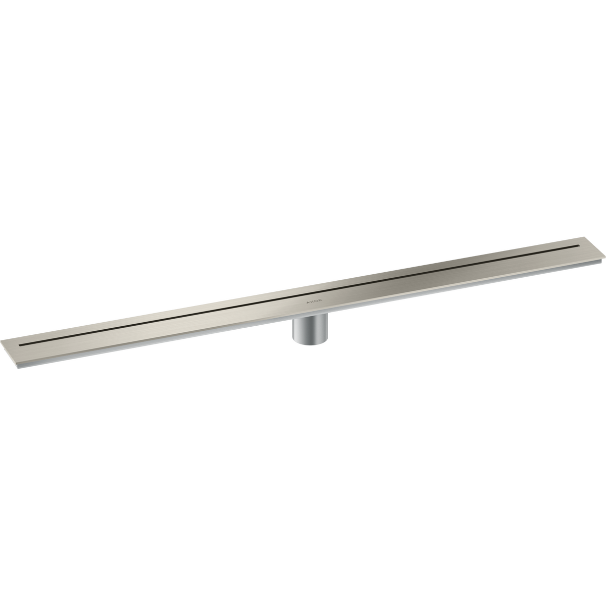 Axor 36" Stainless Steel Floor Installation Brushed Stainless Steel Drain