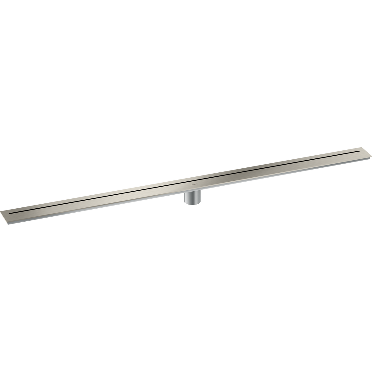 Axor 47" Stainless Steel Floor Installation Brushed Stainless Steel Drain