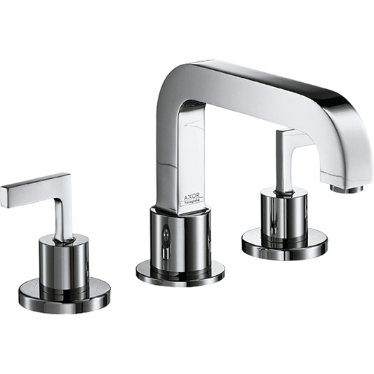 Axor Citterio 5 GPM 3-Hole Lever Handles Chrome Roman Tub Set Trim