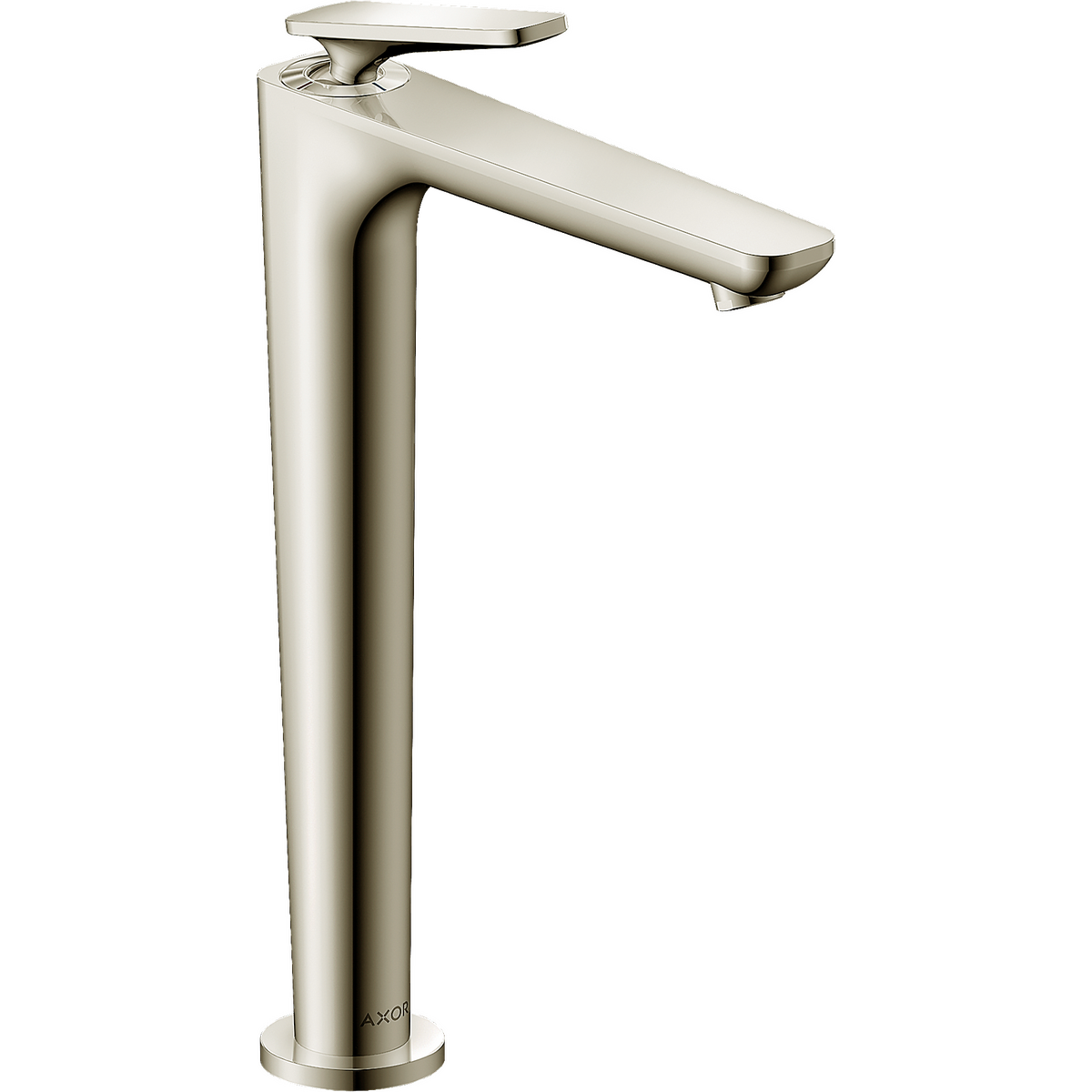 Axor Citterio C 1.2 GPM Single Hole Lever Handle Polished Nickel Faucet Without CoolStart and Pop-Up Drain