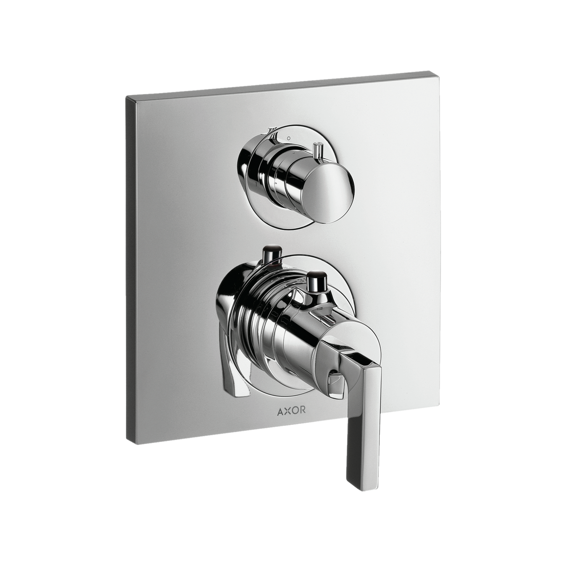 Axor Citterio Lever Handle Volume Control and Diverter Chrome Thermostatic Trim