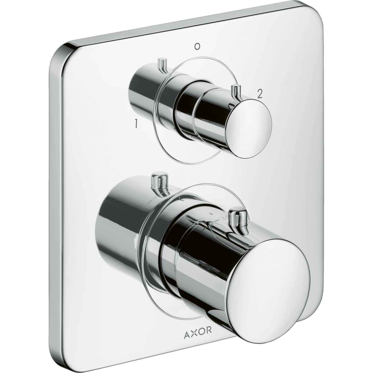 Axor Citterio M Chrome Thermostatic Trim With Volume Control and Diverter