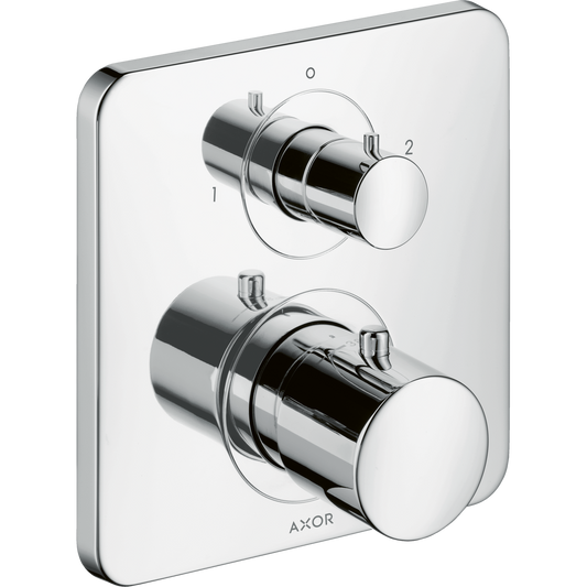 Axor Citterio M Chrome Thermostatic Trim With Volume Control and Diverter