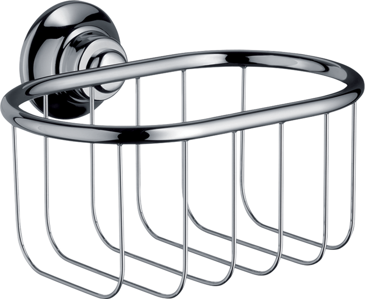 Axor Montreux 6" x 4" Wall Mounted Chrome Shower Basket