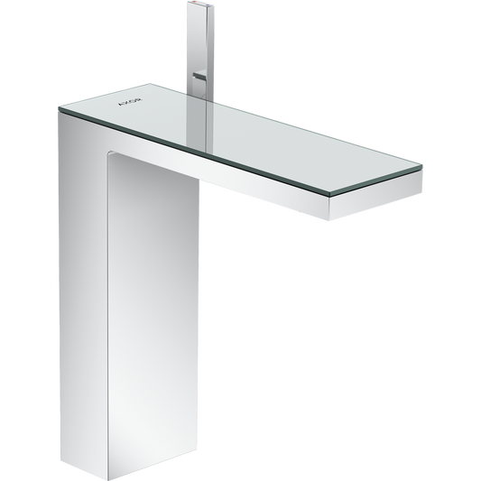 Axor MyEdition 1.2 GPM 230 Single Hole Lever Handle Chrome/ Mirror Glass Faucet