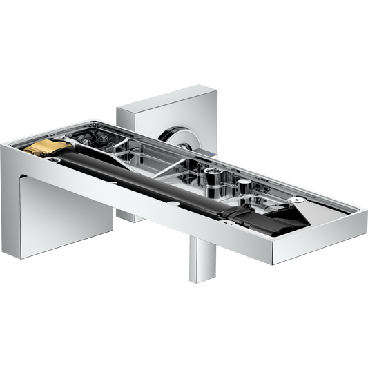 Axor MyEdition 1.2 GPM Single Handle Wall Mounted Chrome Faucet Trim Without Plate and Pop-Up Drain