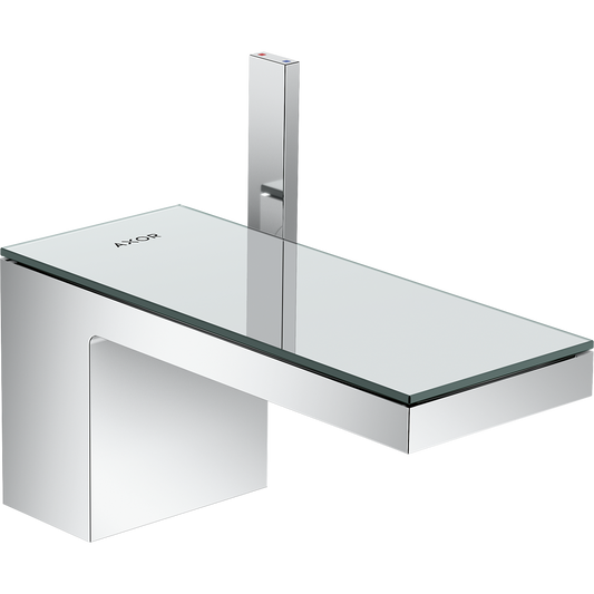 Axor MyEdition 1.2 GPM Single Hole Lever Handle Chrome/ Mirror Glass Faucet