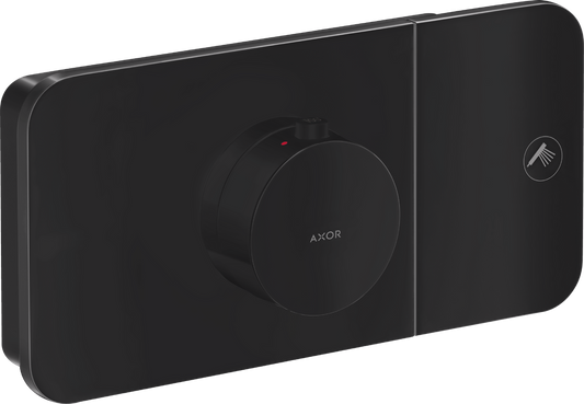 Axor One 1-Function Matte Black Thermostatic Module Trim
