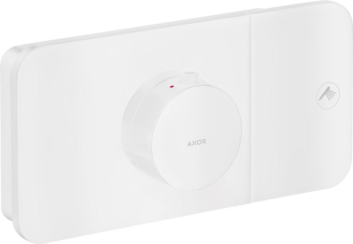 Axor One 1-Function Matte White Thermostatic Module Trim