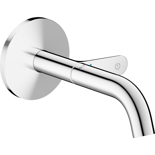 Axor One 1.2 GPM 160 Single-Handle Select Push-Button On/Off Control Chrome Wall Mounted Faucet