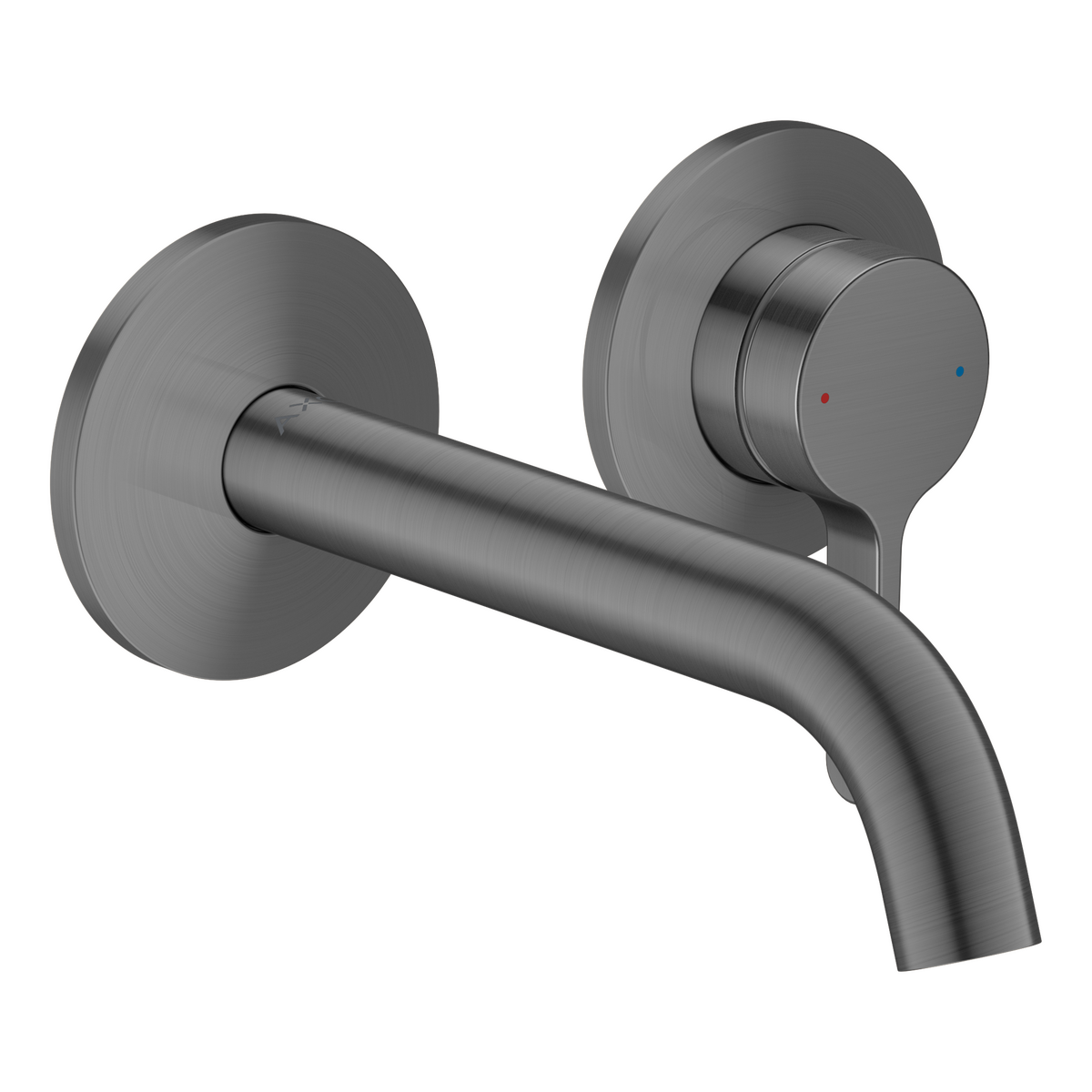 Axor One 1.2 GPM 160 Single Lever Handle Brushed Black Chrome Wall Mounted Faucet