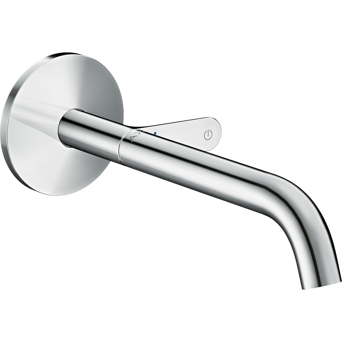 Axor One 1.2 GPM Single-Handle Select Push-Button On/Off Control Chrome Wall Mounted Faucet