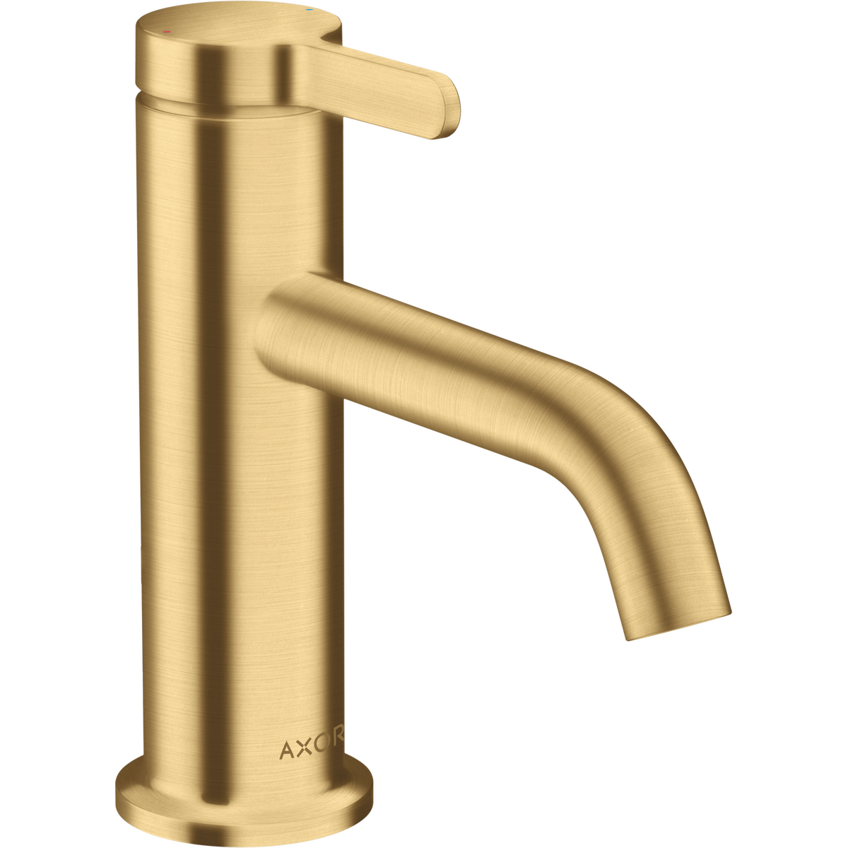 Axor One 1.2 GPM Single Hole Lever Handle Brushed Gold Optic Faucet