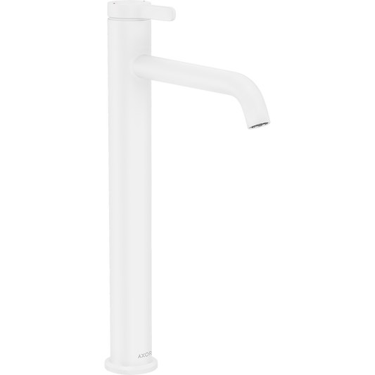 Axor One 1.2 GPM Single Hole Lever Handle Matte White Faucet