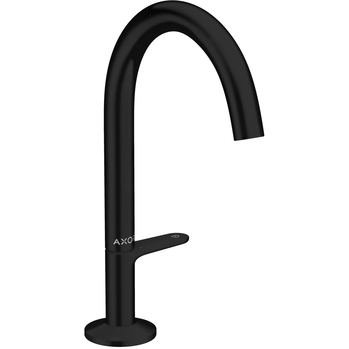 Axor One 1.2 GPM Single Hole Select Handle Design Matte Black Faucet