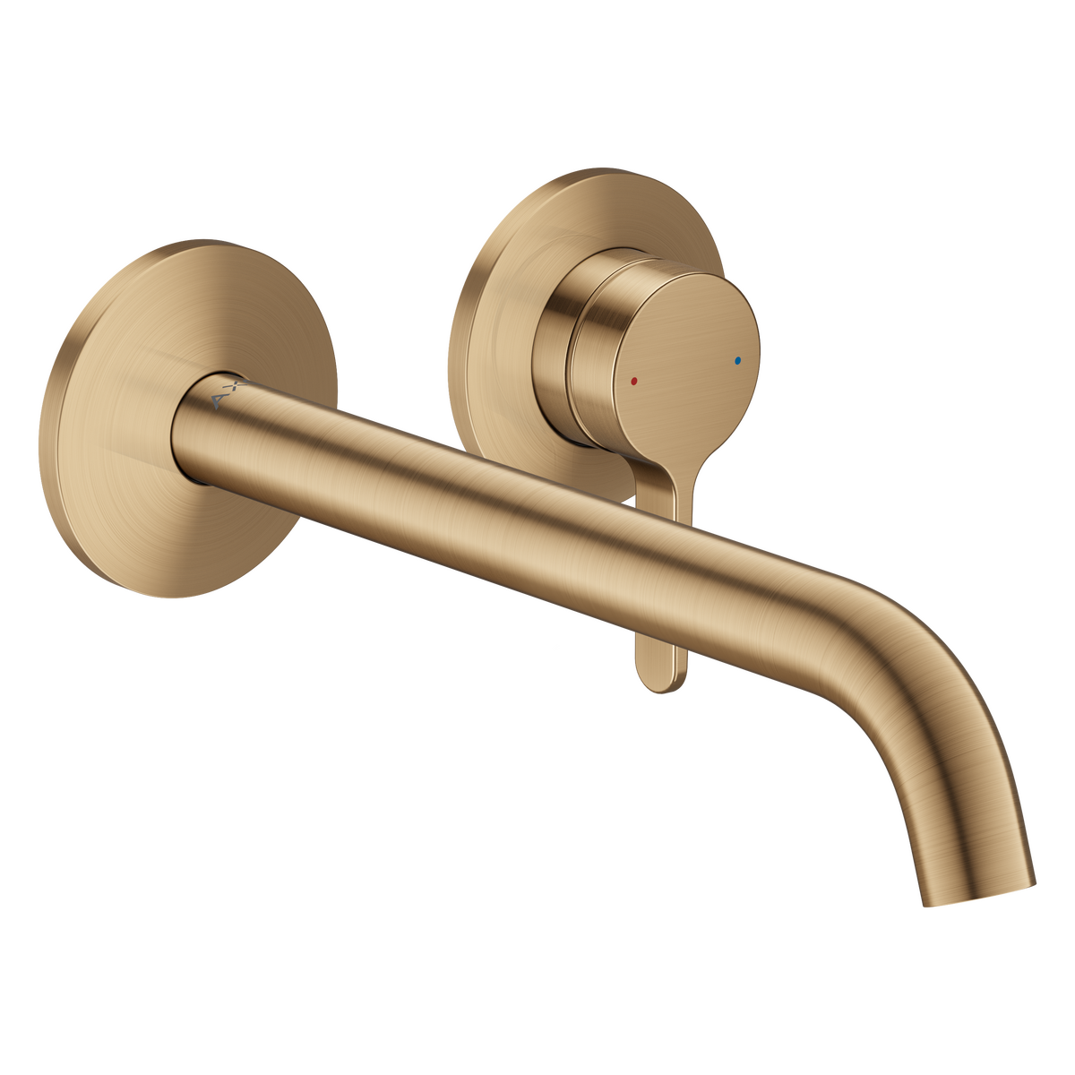 Axor One 1.2 GPM Single Lever Handle Brushed Bronze Wall Mounted Faucet