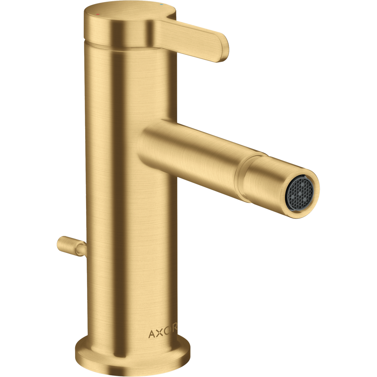 Axor One 1.5 GPM Single Hole Lever Handle Brushed Gold Optic Bidet Faucet