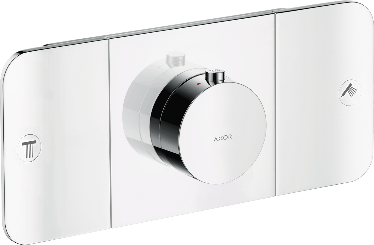 Axor One 2-Function Chrome Thermostatic Module Trim