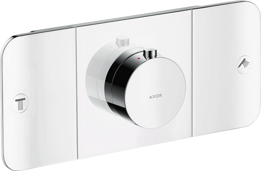 Axor One 2-Function Chrome Thermostatic Module Trim