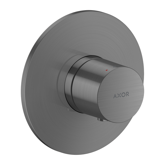 Axor One Brushed Black Chrome Thermostatic Trim