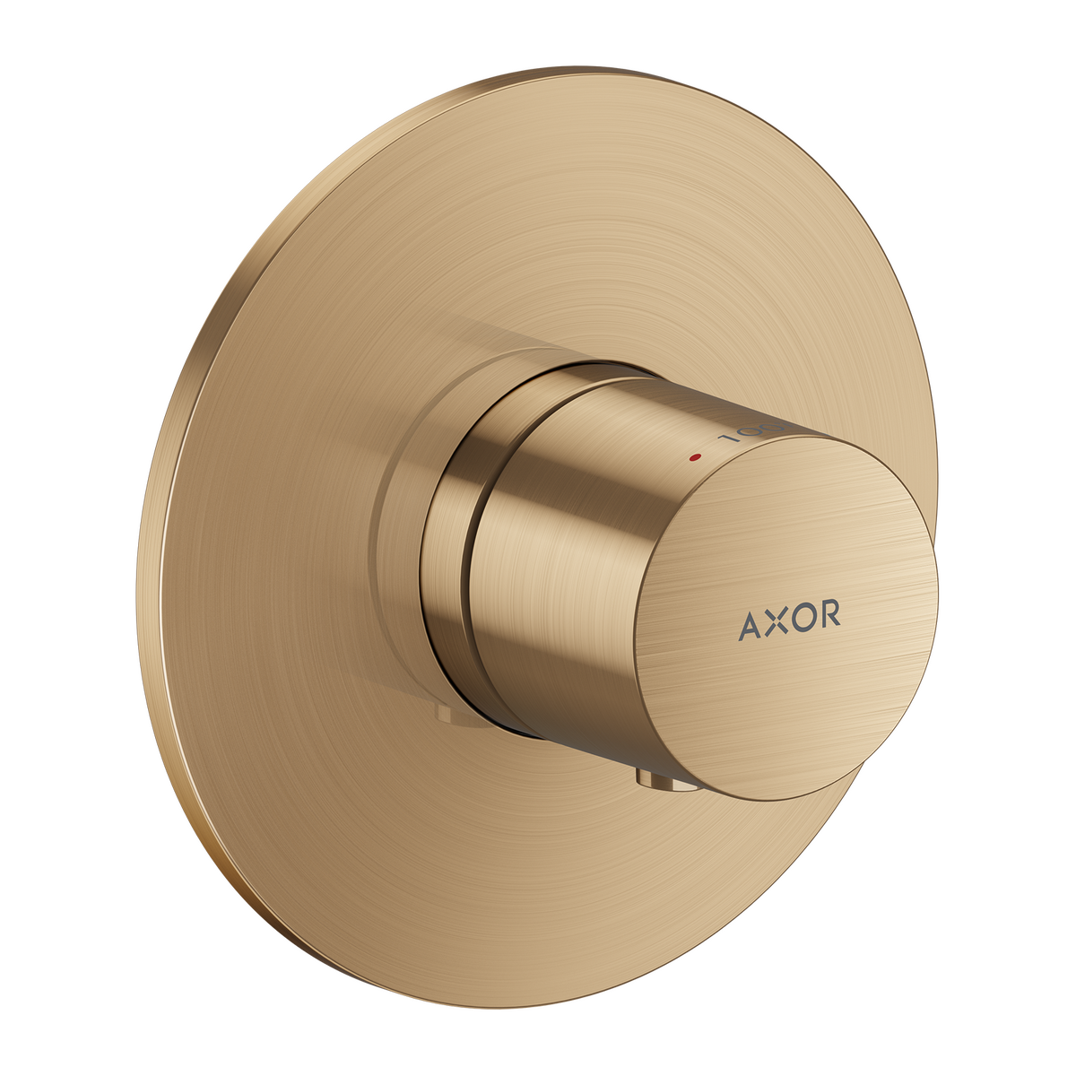 Axor One Brushed Bronze Thermostatic Trim