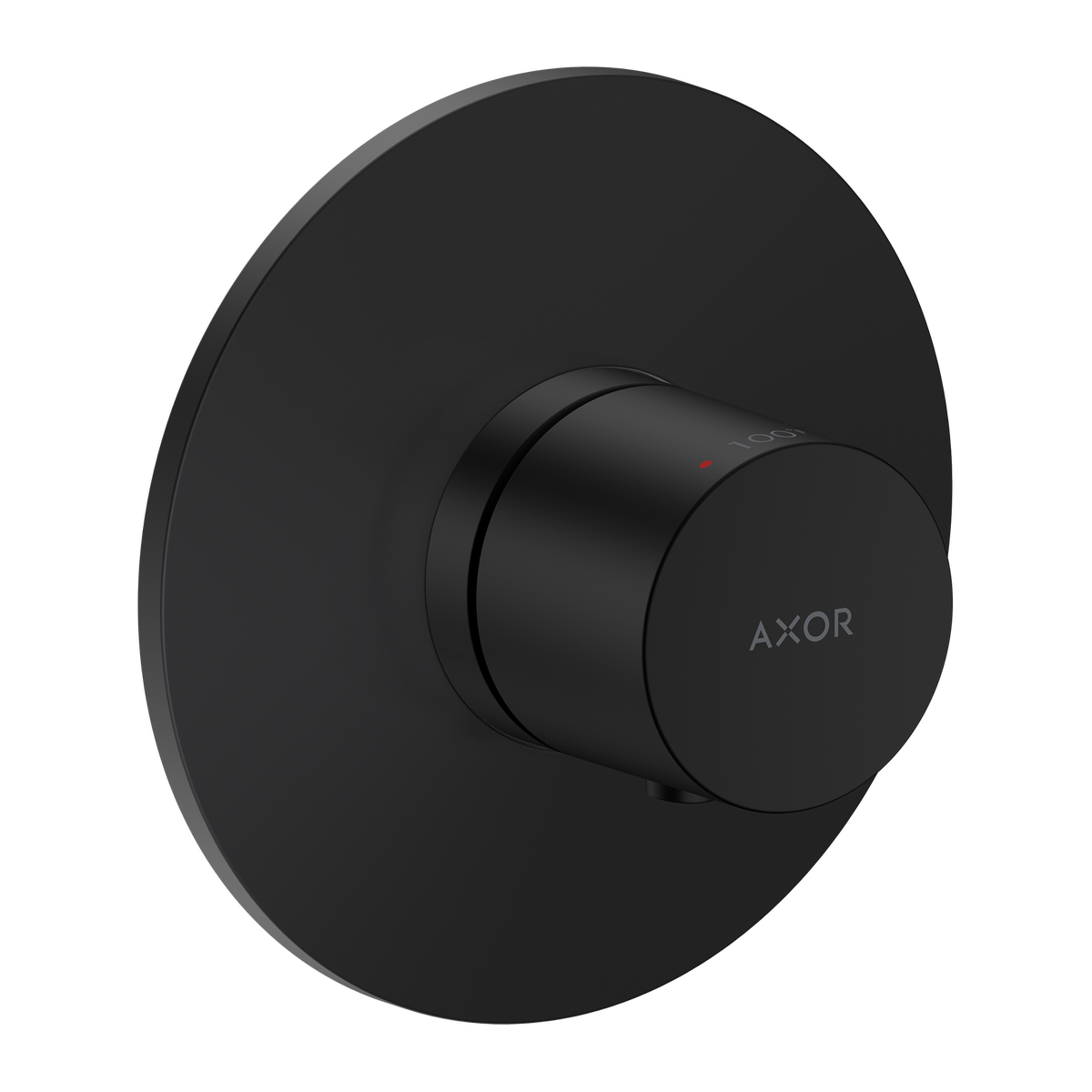 Axor One Matte Black Thermostatic Trim