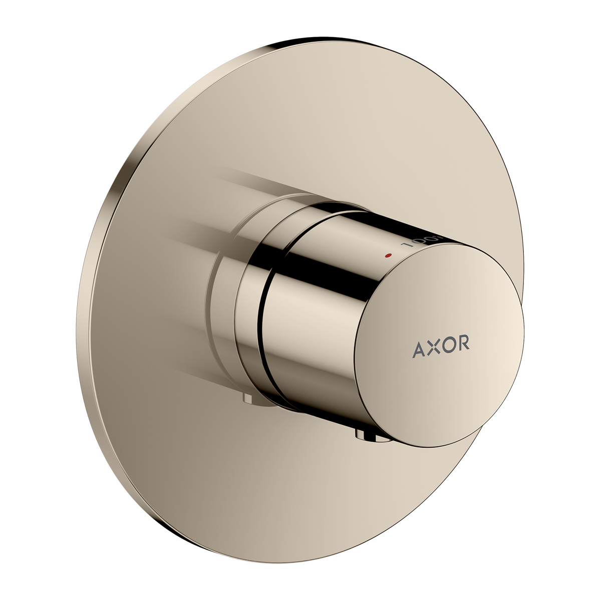 Axor One Polished Nickel Thermostatic Trim