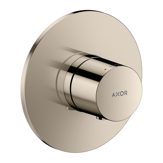 Axor One Polished Nickel Thermostatic Trim