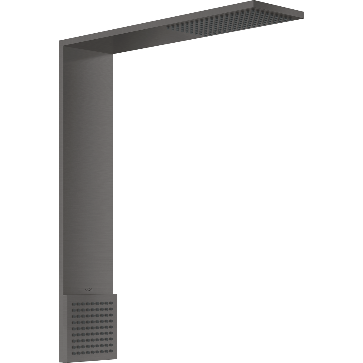 Axor ShowerComposition 1.75 GPM 1-Jet 2 Function Brushed Black Chrome Showerhead Module
