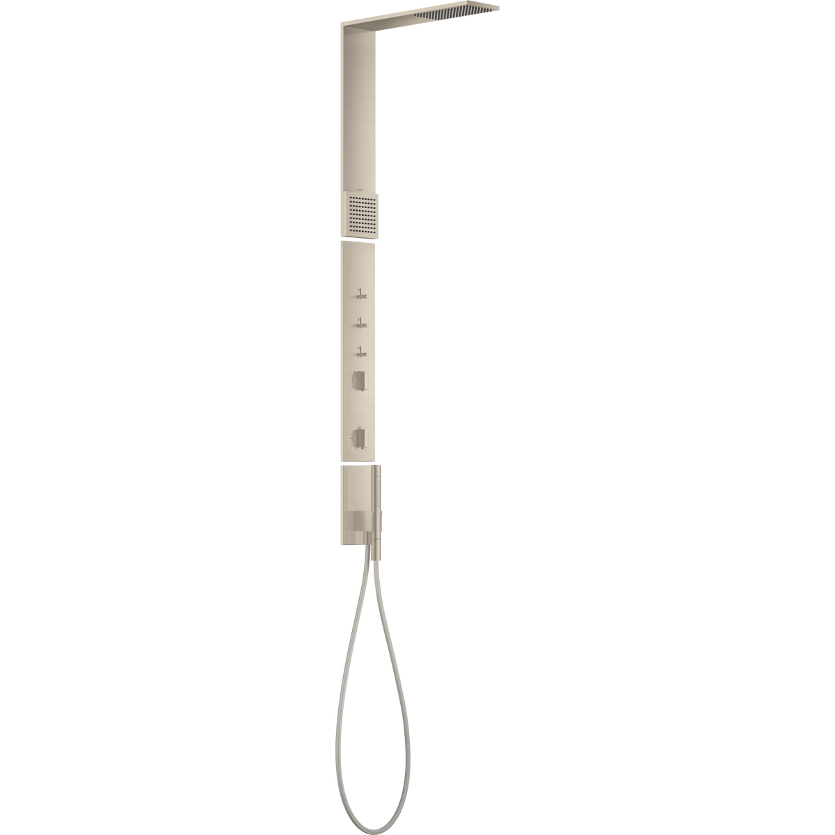 Axor ShowerComposition 1.75 GPM Brushed Nickel Shower Column Set
